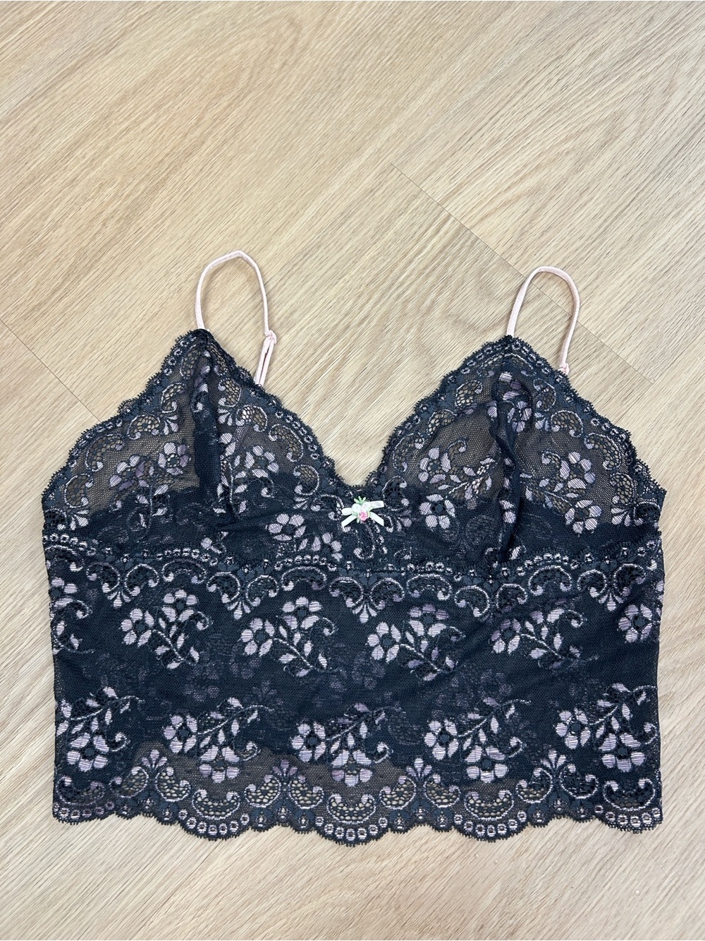 2003 Y2K Vintage Victoria’s Secret Lace Crop Top L